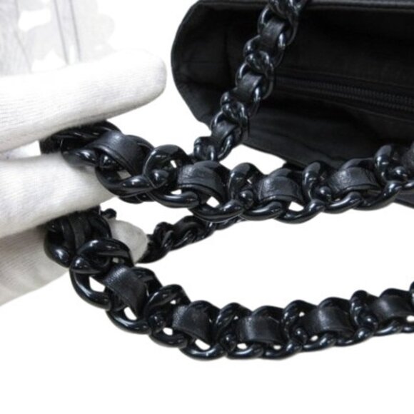 PRADA Black Leather Shoulder Bag - Picture 7 of 8